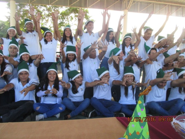 CECYTE students singing Xmas songs in English!