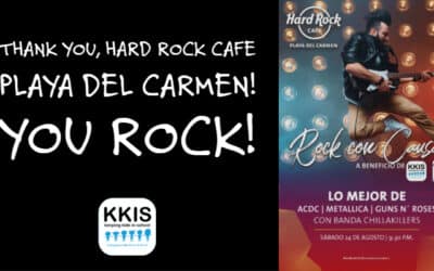 Education rocks at Hard Rock Cafe Playa del Carmen!